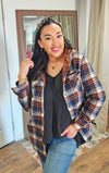 Sherpa Lined Plaid Jacket