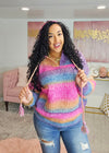 Oversized Rainbow Sweater #73