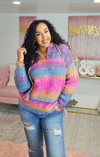 Oversized Rainbow Sweater #73