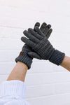C.C. Wool Gloves in DK Grey