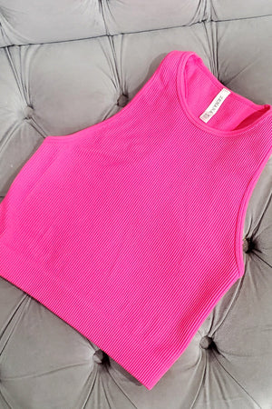 Ribbed Cropped Cami Style Bralette