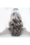 13*3" Lace Front Wigs Synthetic Long Wavy 24" 130% Density