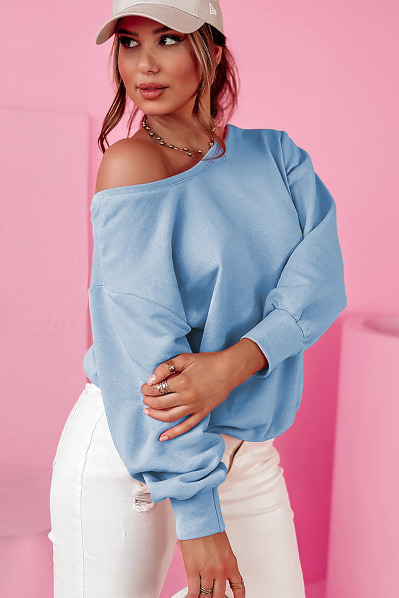 Bow Cutout Round Neck Long Sleeve Sweatshirt