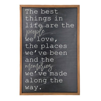 The Best Things In Life Rustic Wall Art - Home Decor