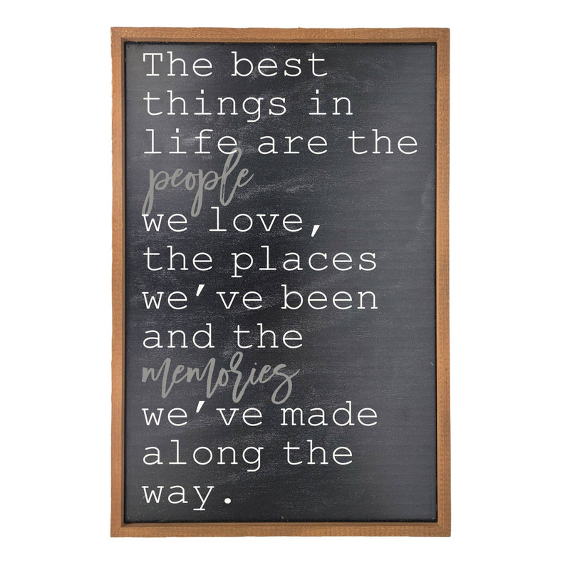 The Best Things In Life Rustic Wall Art - Home Decor