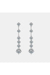 4 Carat Moissanite 925 Sterling Silver Earrings