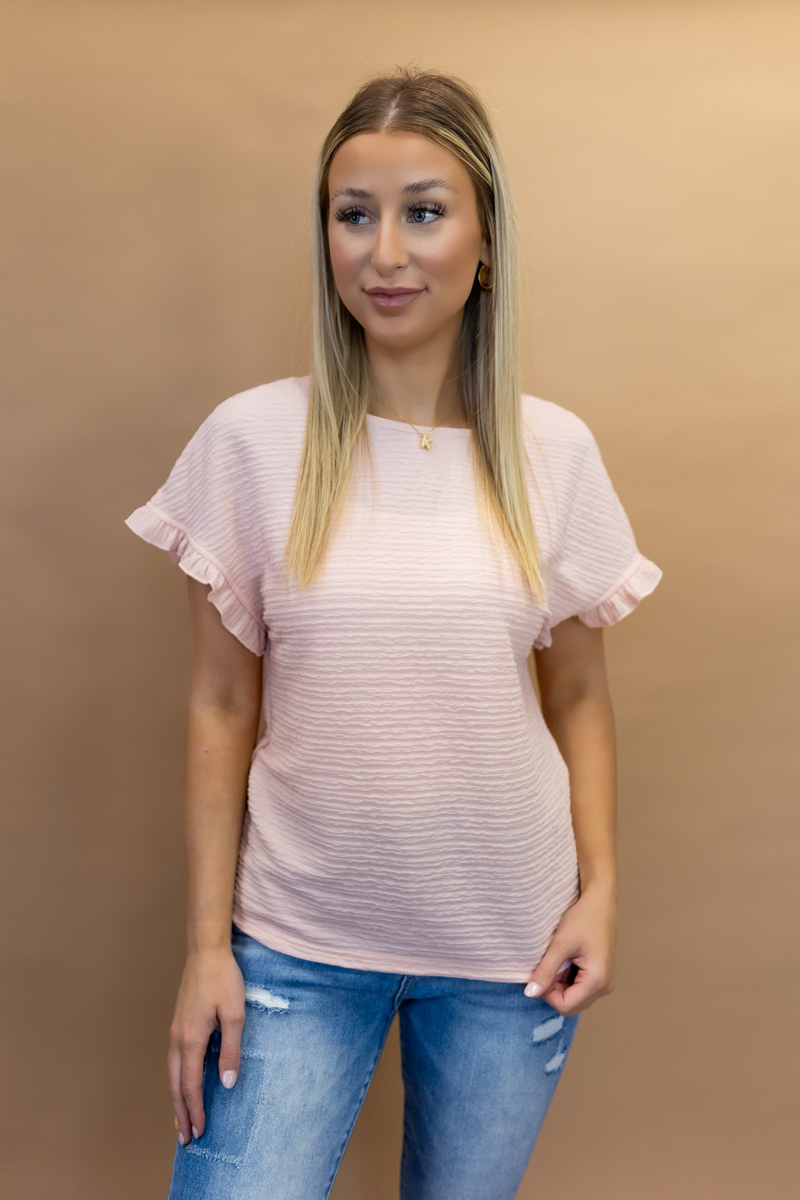 Avery Textured Top