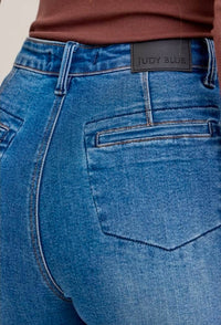Judy Blue High waist Raw Hem Jeans - (Preorder Deal)