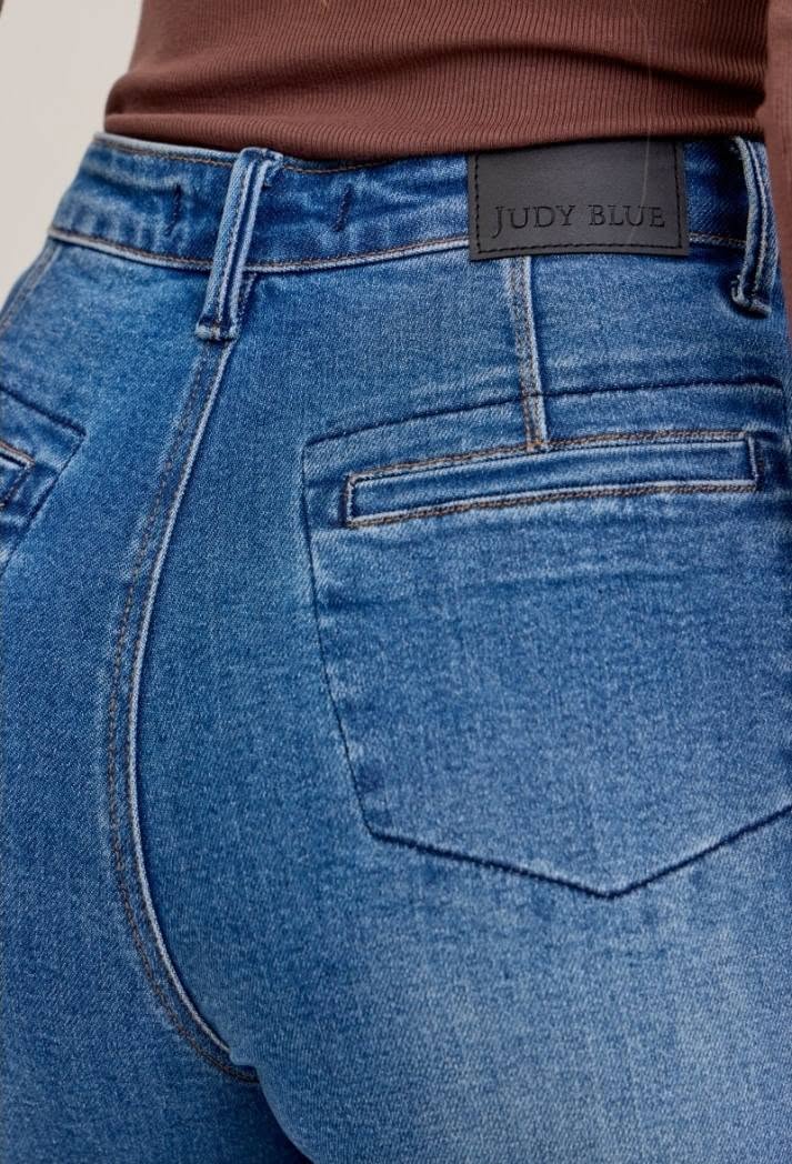Judy Blue High waist Raw Hem Jeans - (Preorder Deal)