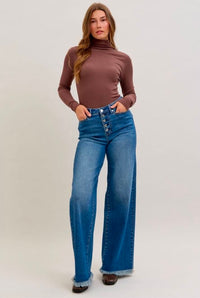 Judy Blue High waist Raw Hem Jeans - (Preorder Deal)