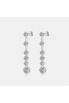 4 Carat Moissanite 925 Sterling Silver Earrings