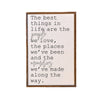 The Best Things In Life Rustic Wall Art - Home Decor