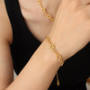 18K Gold-Plated Titanium Steel Bracelet