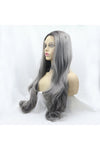 13*3" Lace Front Wigs Synthetic Long Wavy 24" 130% Density