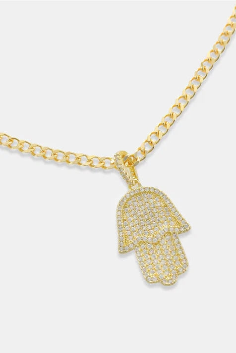 CZ Hamsa Chain