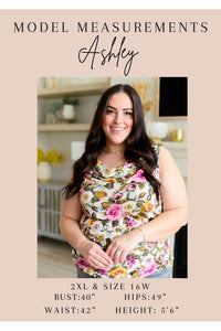 Pastel Petals Floral Midi Dress