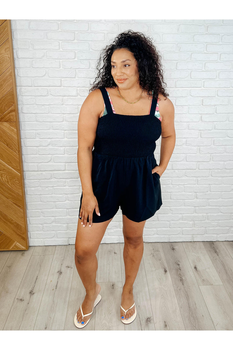 Assume the Best Square Neck Romper