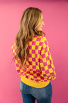 Charlotte Checkered Sweater