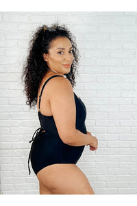 Barcelona Lace Up Swimsuit