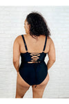 Barcelona Lace Up Swimsuit