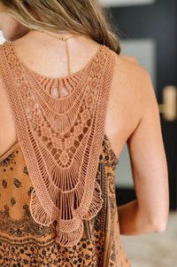 Barely Bohemian Lace Detail Tank
