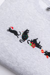 PREORDER: Christmas Cats Embroidered Sweatshirt