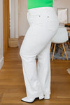 Diana Straight Leg Jeans In White