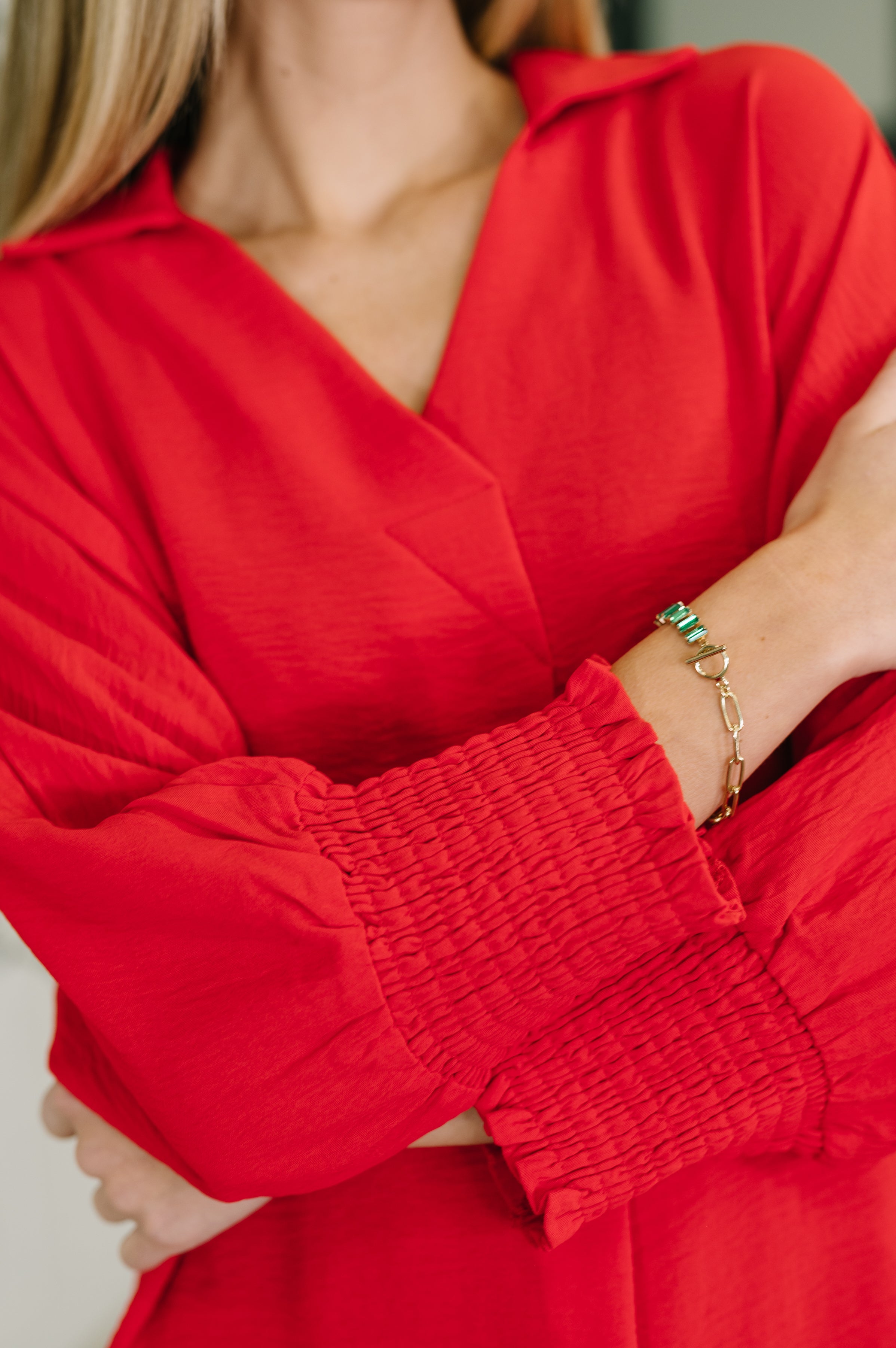 Easy Essence V-Neck Oversized Tunic Top