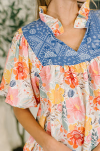 Feel The Way That I Want Balloon Sleeve Blouse