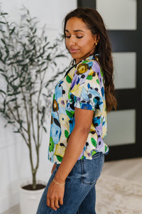 Fielding Questions Floral Top