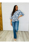 Frill Me With Sunshine in Ivory and Navy