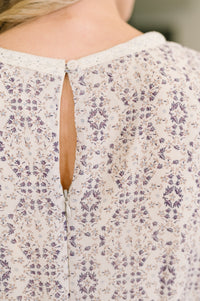 Gorgeous Girl Floral Peplum Blouse