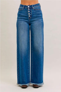Judy Blue High waist Raw Hem Jeans - (Preorder Deal)
