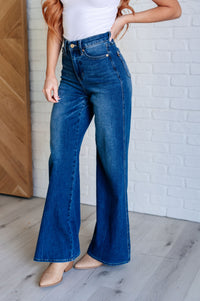 Eliza High Rise Control Retro Wide Leg Jeans