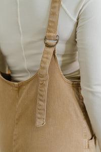 Little Miss Picnic V-Neck Jumpsuit in Brush