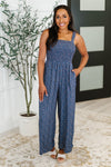 Live Your Best Life Floral Jumpsuit in Blue Floral