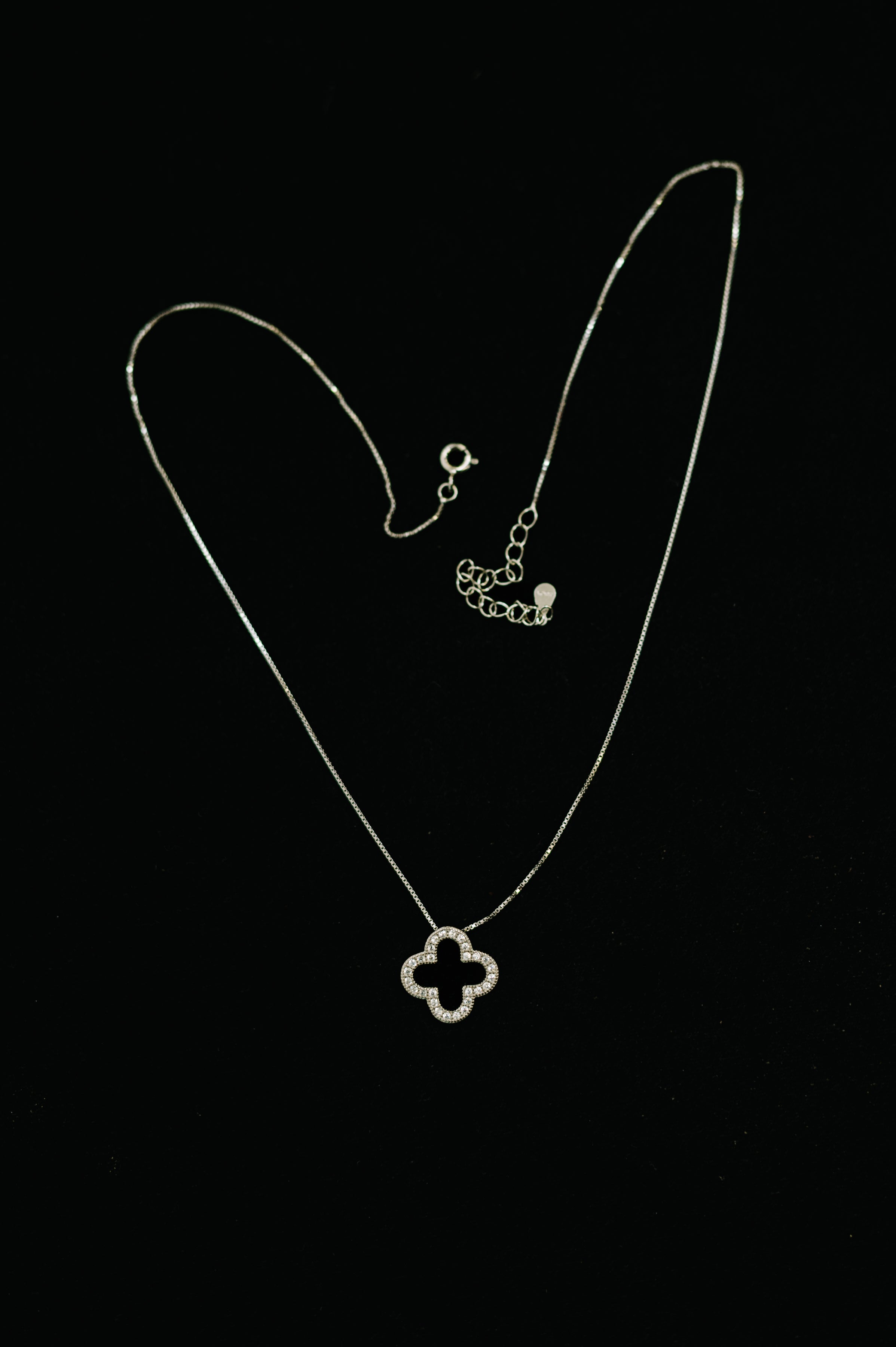 Lucky Girl Syndrome Sterling Silver Pendant Necklace