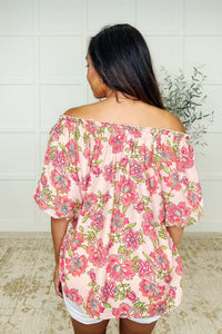 Petal Perfect Off the Shoulder Blouse