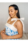 Prepare the Yacht Square Neck Dress