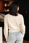 Requisite Request Surplice Crop Sweater