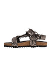 River Dance Woven Sandal in Pewter