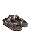 River Dance Woven Sandal in Pewter