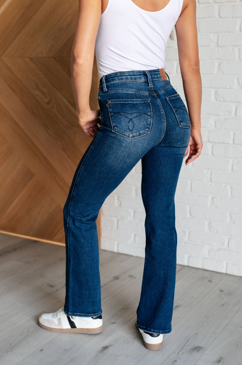 Santana High Rise Control Bootcut Jeans (Short Inseam)