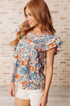 Something Peaceful Flutter Sleeve Blouse