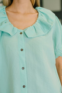 Wherever the Wind Blows Balloon Sleeve Blouse