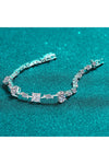 6.2 Carat Moissanite 925 Sterling Silver Bracelet