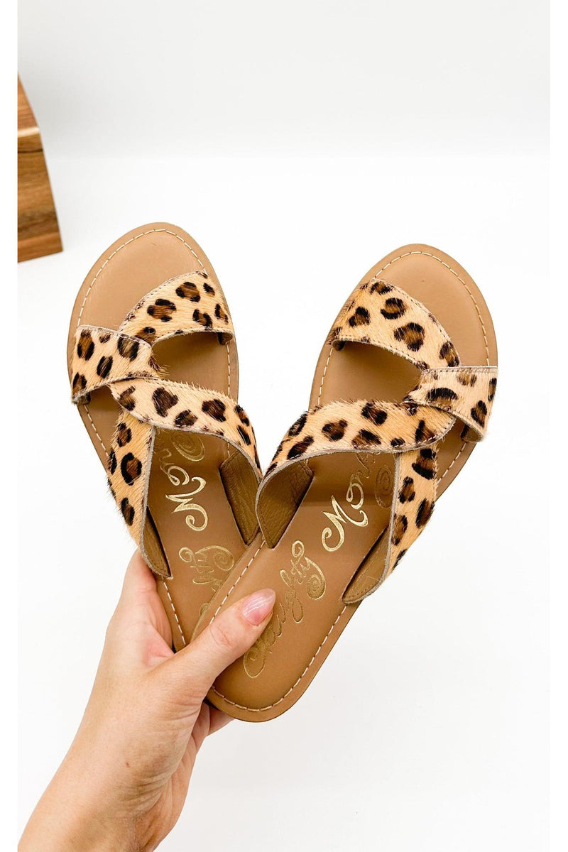 Conga Sandal in Leopard