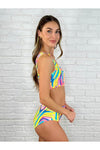 Corfu Marble Cutout Swimsuit