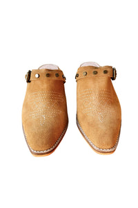 Drancy Western Mule in Tan