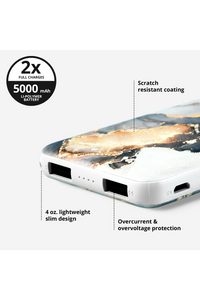 Power Bank Charger - Mercury Marble